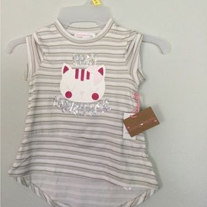 Girls kitty shirt